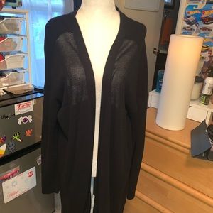 Athleta black cardigan